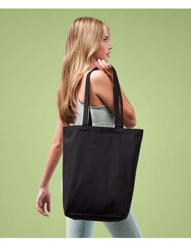 NUT-RL660-Cabas en toile recyclée premium « à fond plat »